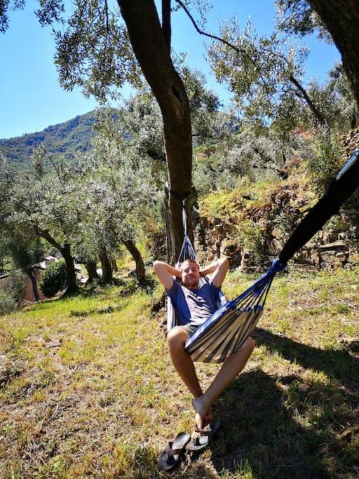 Villa Olivari - Apt Il Melograno Camogli Bagian luar foto